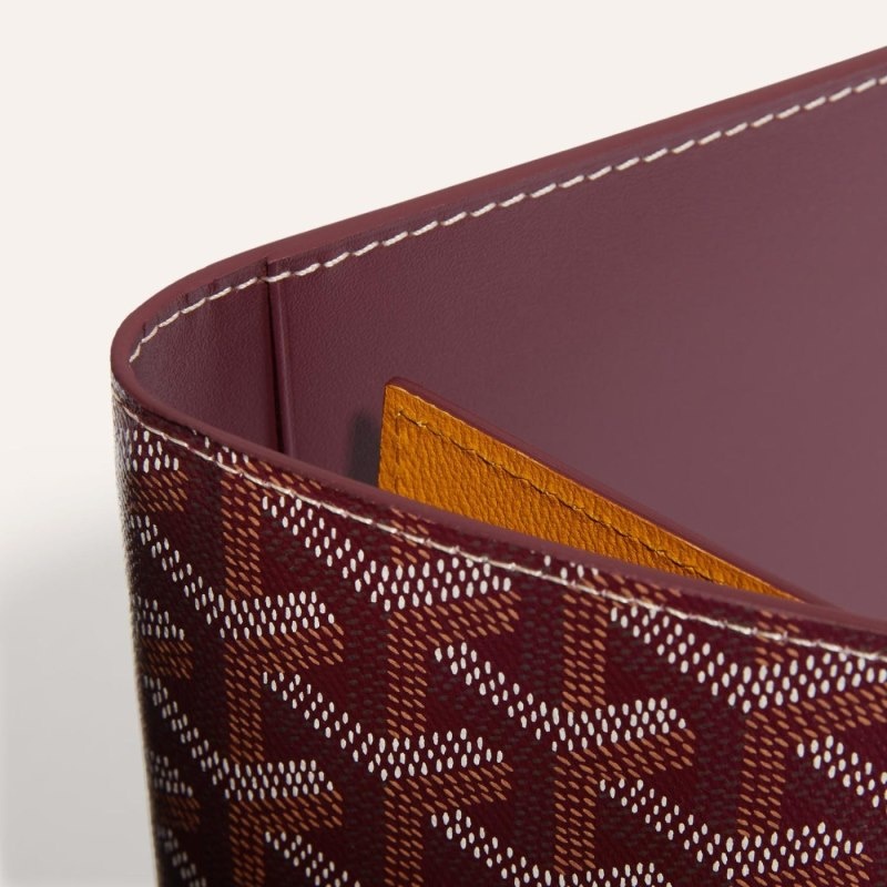 Goyard GRENELLE PASSPORT COVER Burgundy | VYDM4895