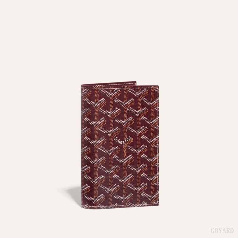 Goyard GRENELLE PASSPORT COVER Burgundy | VYDM4895