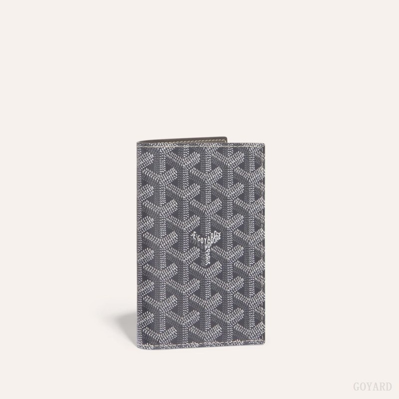 Goyard GRENELLE PASSPORT COVER Grey | HCIO4595