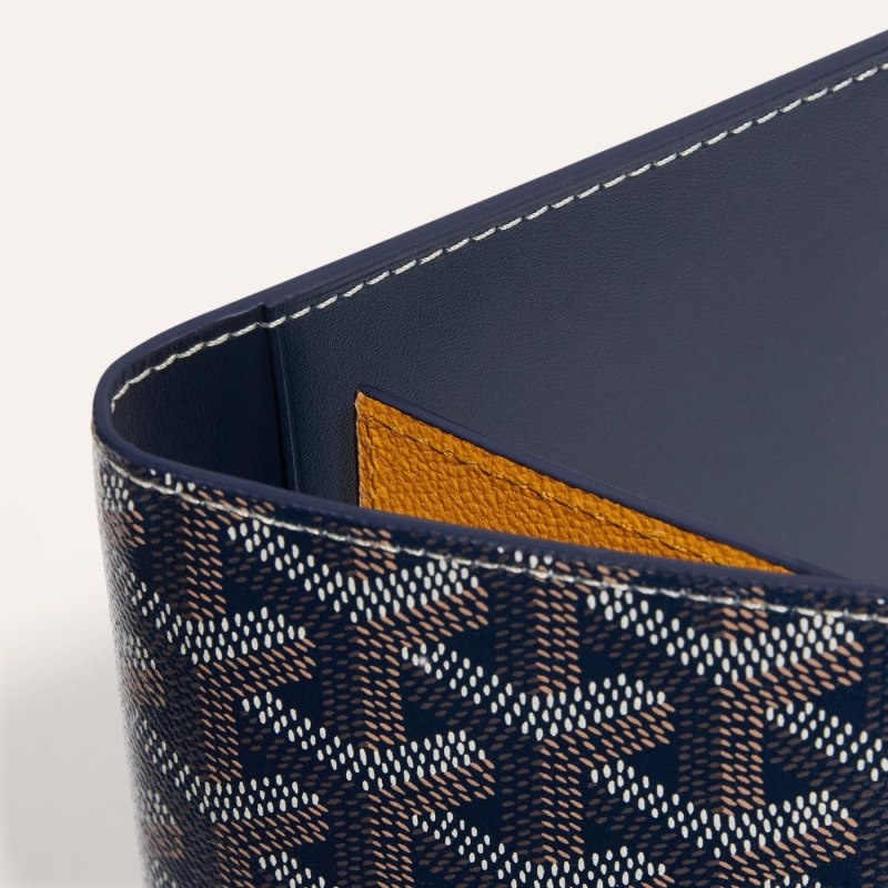 Goyard GRENELLE PASSPORT COVER Navy Blue | LUXS3811