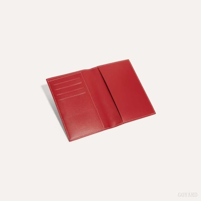 Goyard GRENELLE PASSPORT COVER Red | POEK1875