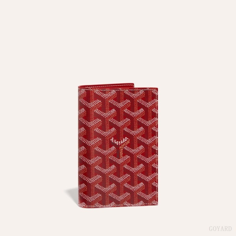 Goyard GRENELLE PASSPORT COVER Red | POEK1875