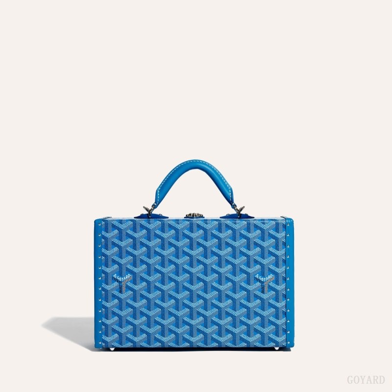 Goyard Grand Hôtel Trunk Bag Blue | BGTR7635