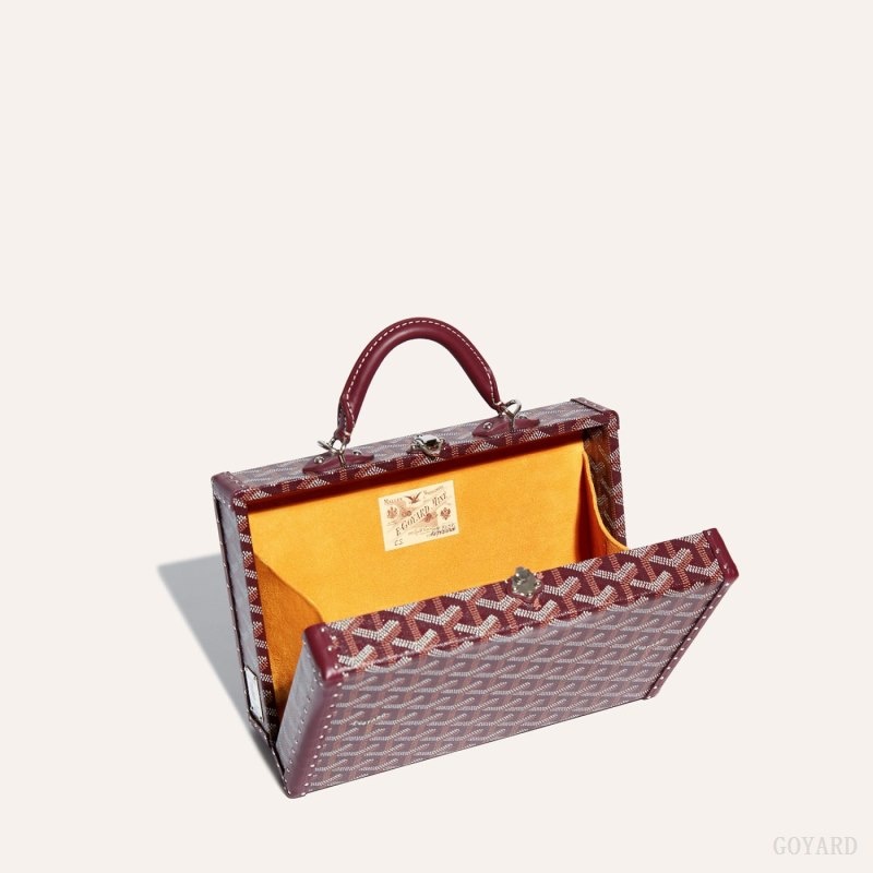 Goyard Grand Hôtel Trunk Bag Burgundy | VIVP9312