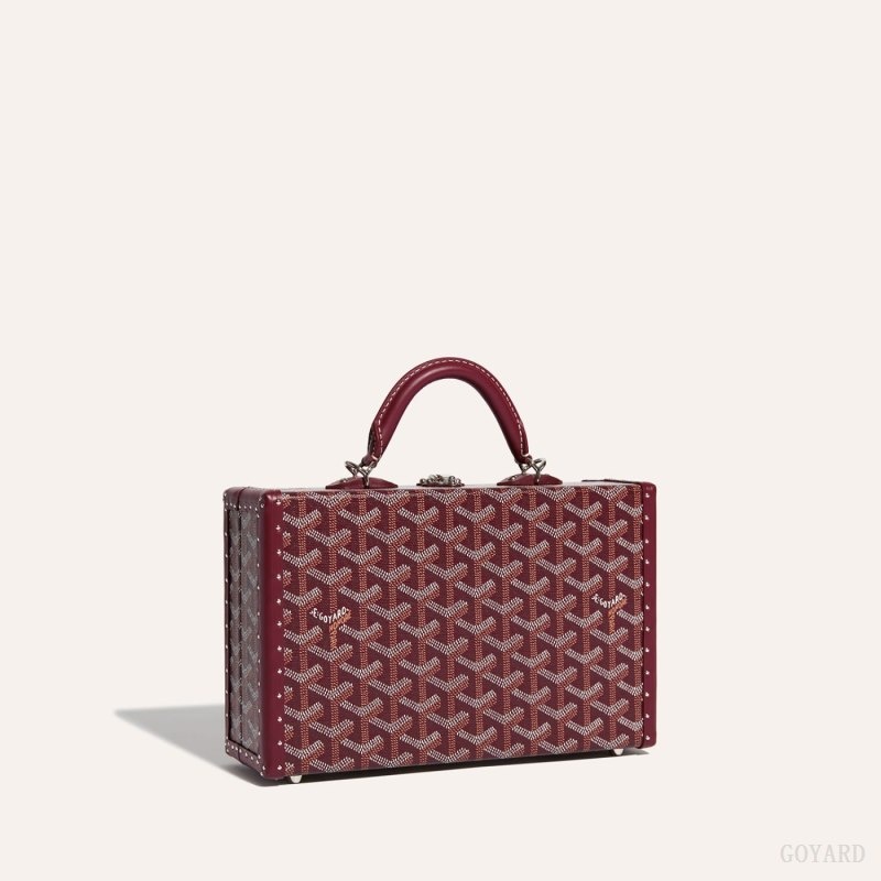 Goyard Grand Hôtel Trunk Bag Burgundy | VIVP9312