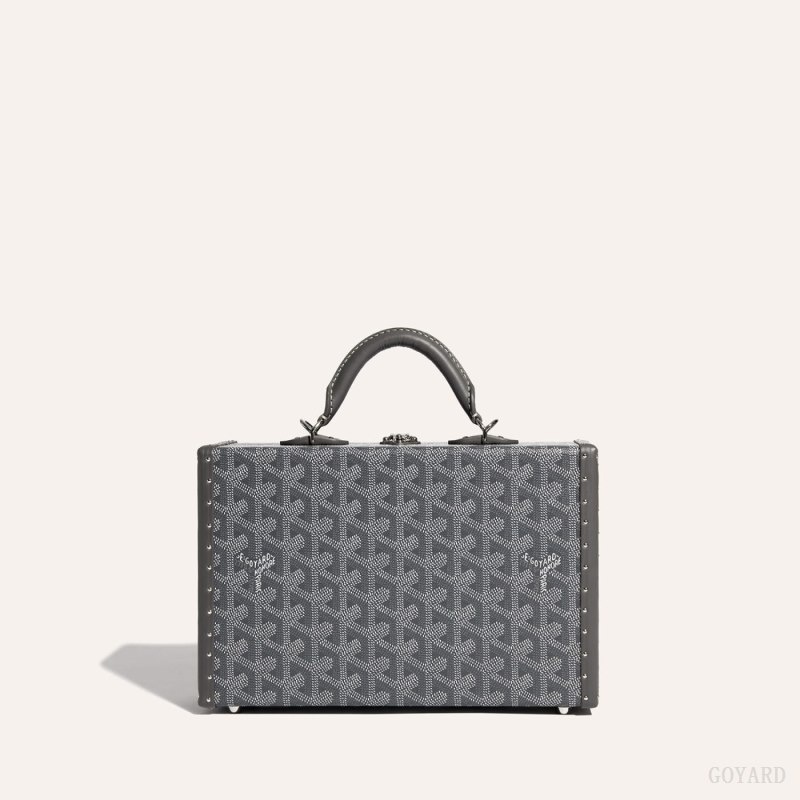 Goyard Grand Hôtel Trunk Bag Grey | BTJI7823