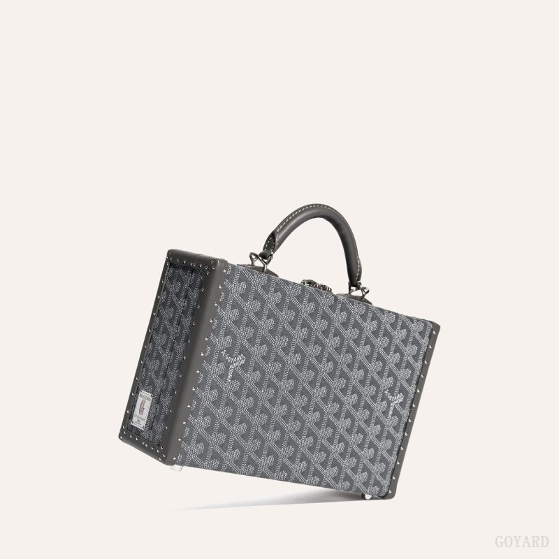 Goyard Grand Hôtel Trunk Bag Grey | BTJI7823