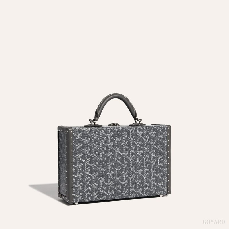 Goyard Grand Hôtel Trunk Bag Grey | BTJI7823