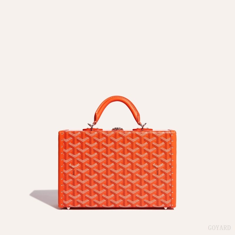 Goyard Grand Hôtel Trunk Bag Orange | TWOF5898