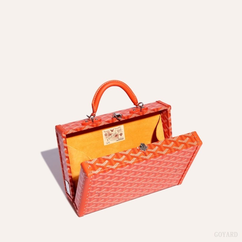 Goyard Grand Hôtel Trunk Bag Orange | TWOF5898