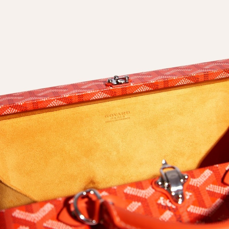 Goyard Grand Hôtel Trunk Bag Orange | TWOF5898