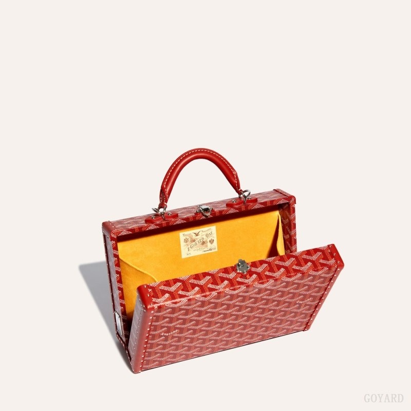 Goyard Grand Hôtel Trunk Bag Red | BHWS2930