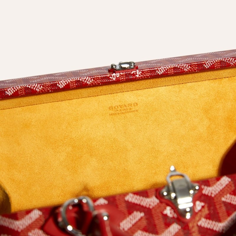 Goyard Grand Hôtel Trunk Bag Red | BHWS2930