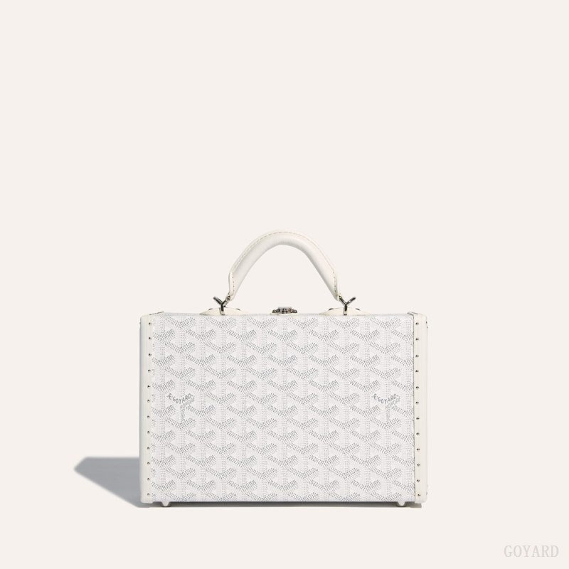 Goyard Grand Hôtel Trunk Bag White | LIUP4615