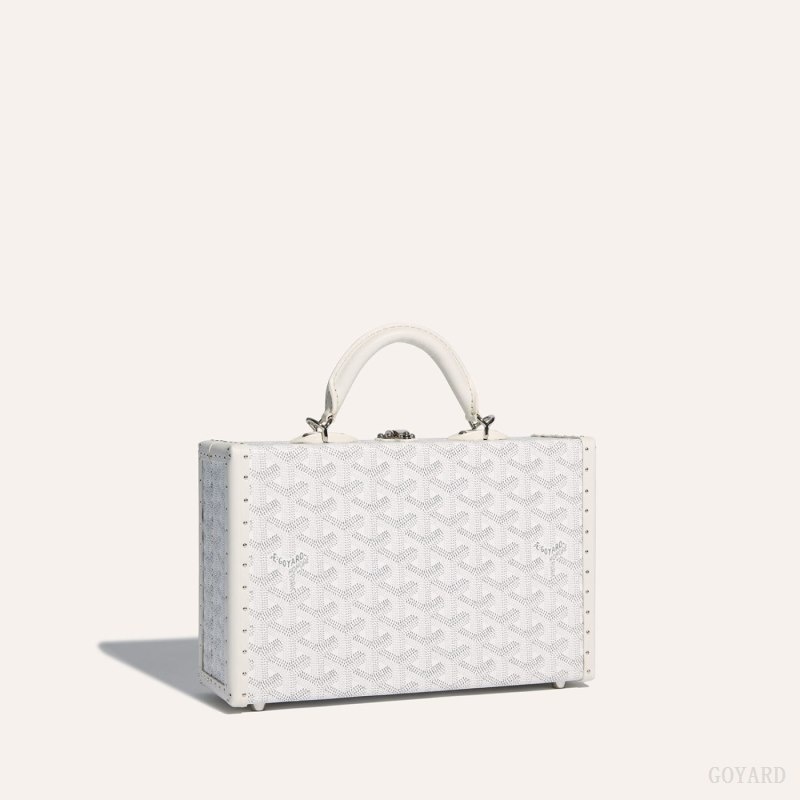 Goyard Grand Hôtel Trunk Bag White | LIUP4615