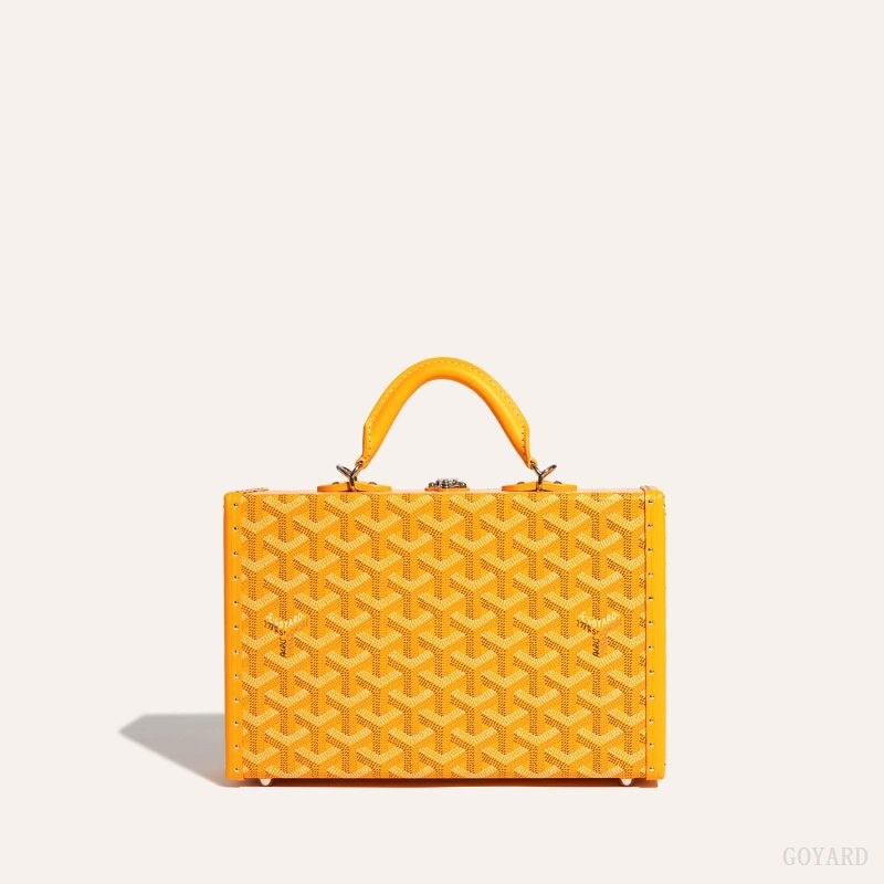 Goyard Grand Hôtel Trunk Bag Yellow | YPNO6711