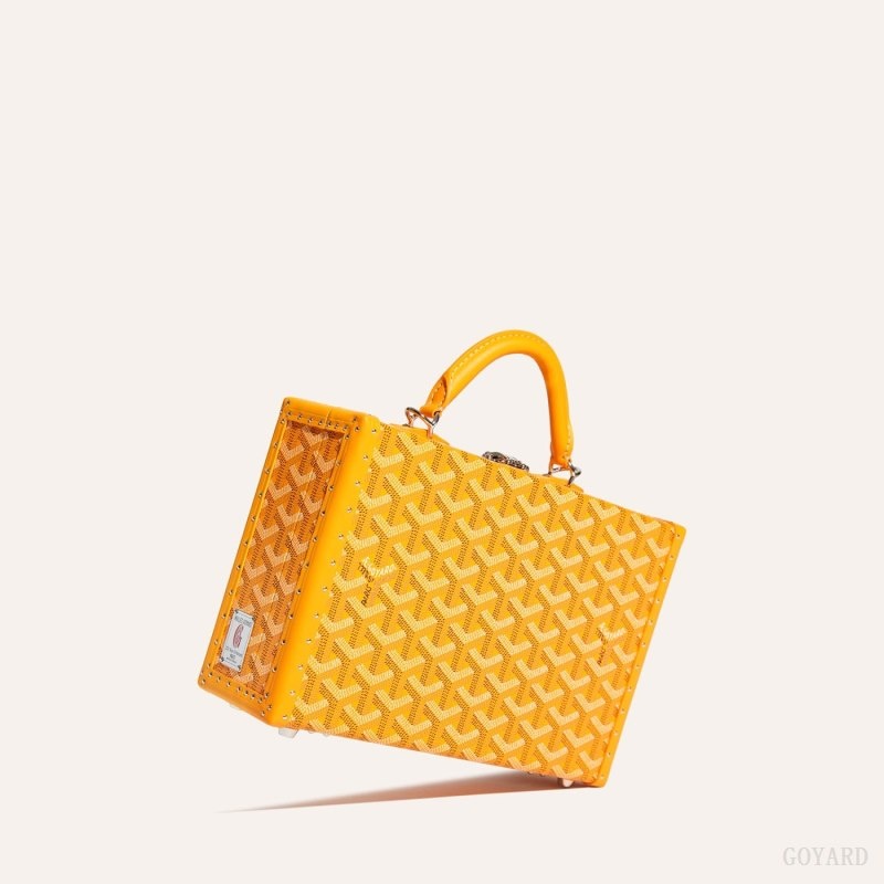 Goyard Grand Hôtel Trunk Bag Yellow | YPNO6711