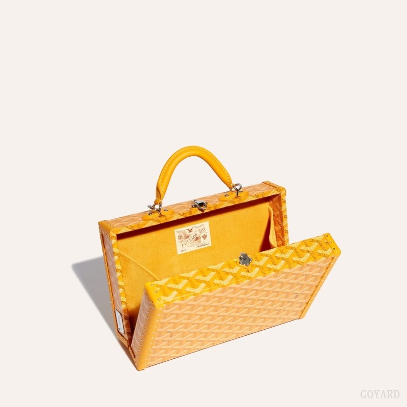 Goyard Grand Hôtel Trunk Bag Yellow | YPNO6711