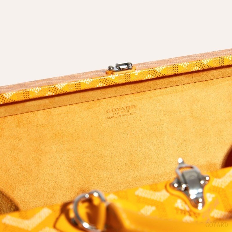 Goyard Grand Hôtel Trunk Bag Yellow | YPNO6711