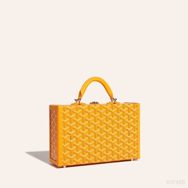 Goyard Grand Hôtel Trunk Bag Yellow | YPNO6711