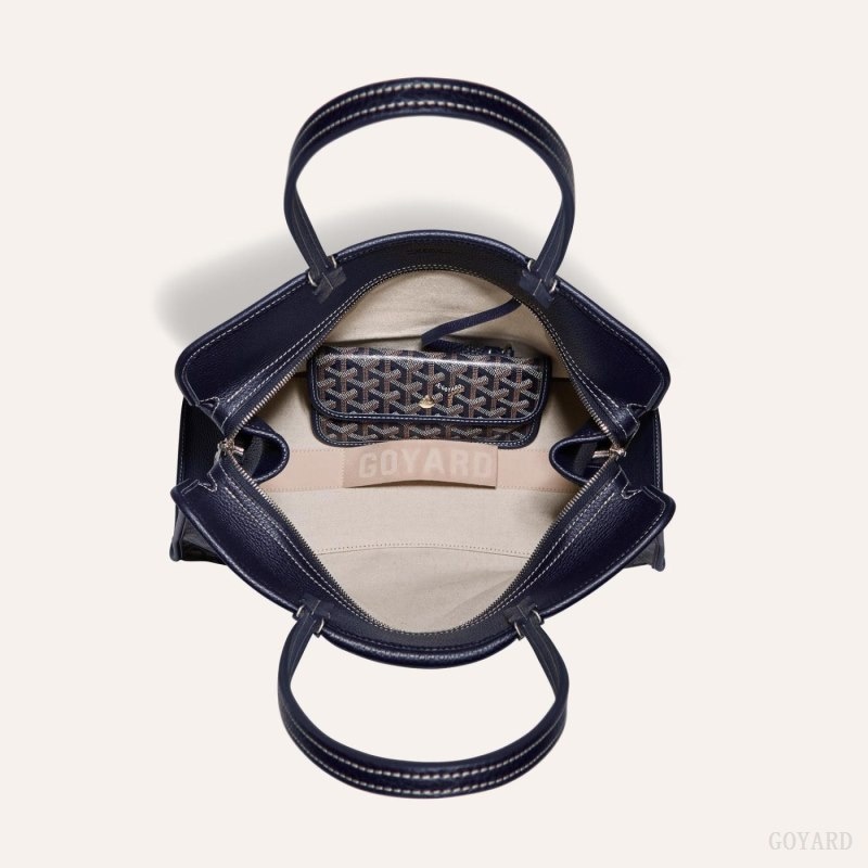 Goyard HARDY PM BAG Navy Blue | AHJW9825