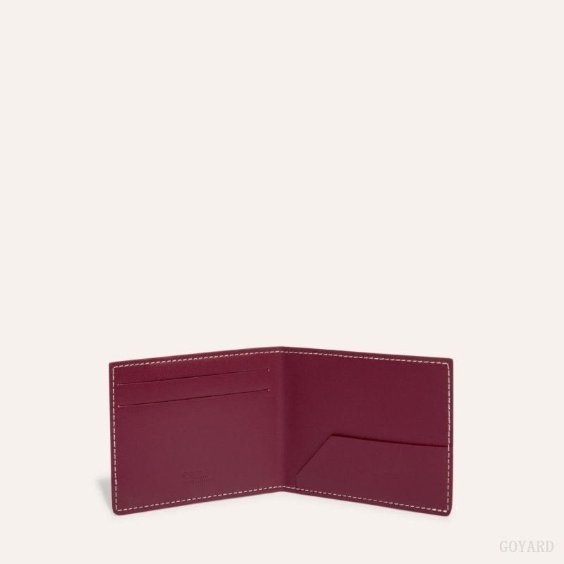 Goyard INSERT VICTOIRE CARD WALLET Burgundy | HNNO5671