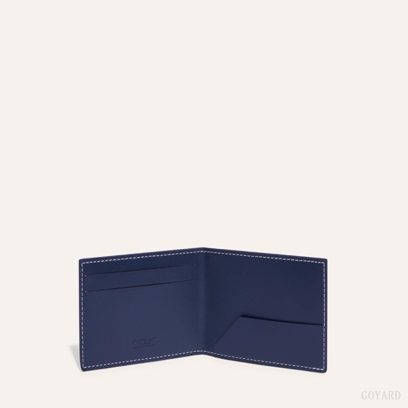 Goyard INSERT VICTOIRE CARD WALLET Navy Blue | SNLO7267