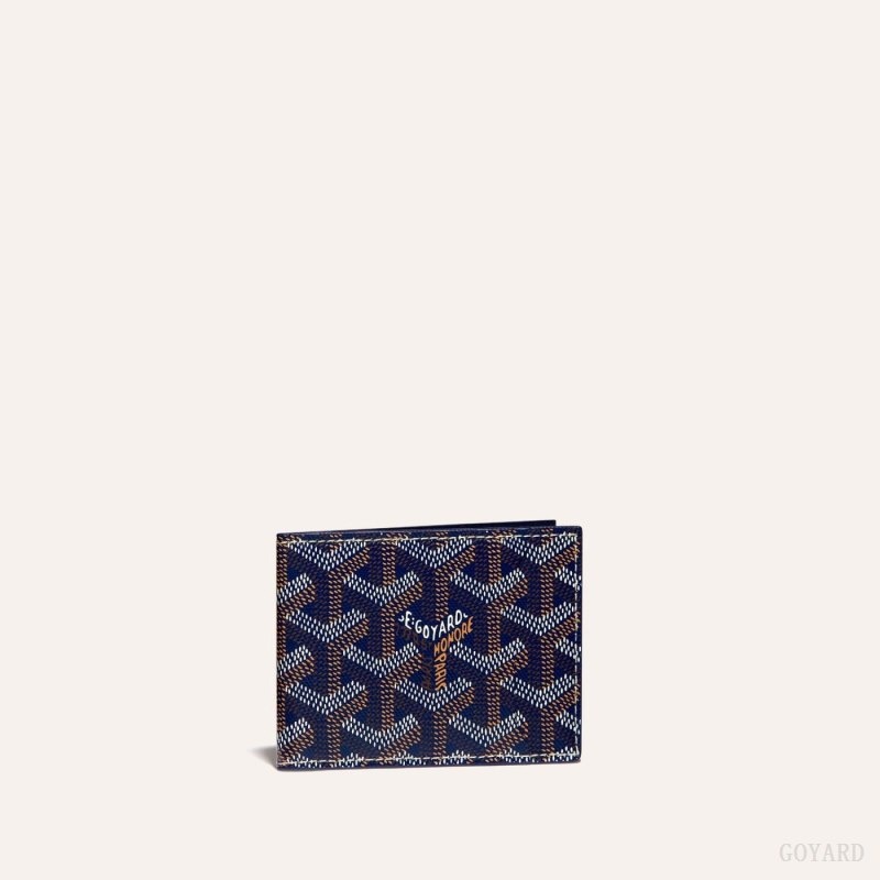 Goyard INSERT VICTOIRE CARD WALLET Navy Blue | SNLO7267