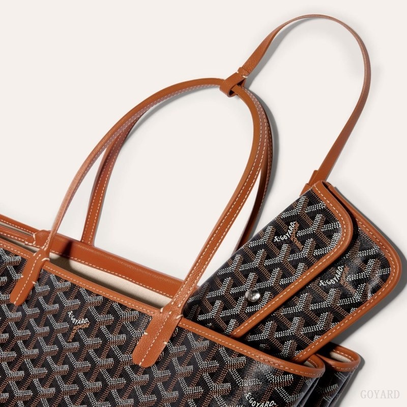 Goyard ISABELLE BAG Black / Brown | JDYX1843