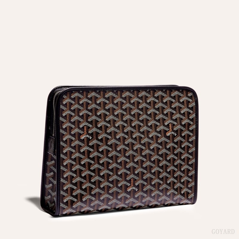 Goyard JOUVENCE GM TOILET BAG Black | KALD9050