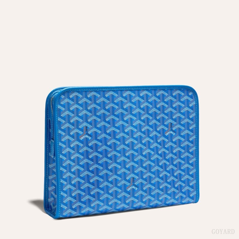 Goyard JOUVENCE GM TOILET BAG Blue | YJKD4458