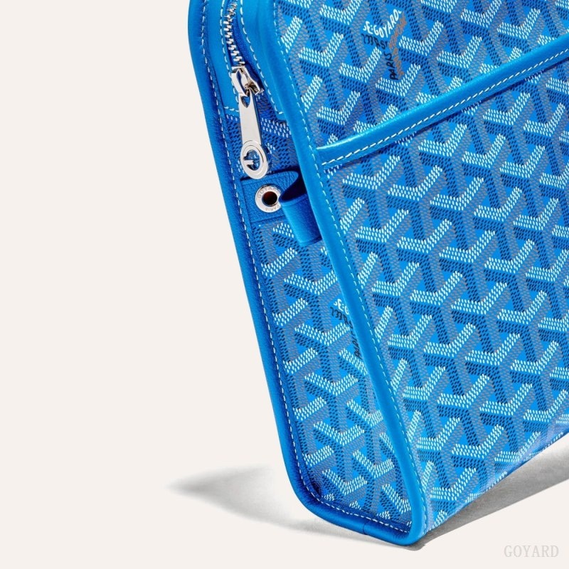 Goyard JOUVENCE GM TOILET BAG Blue | YJKD4458