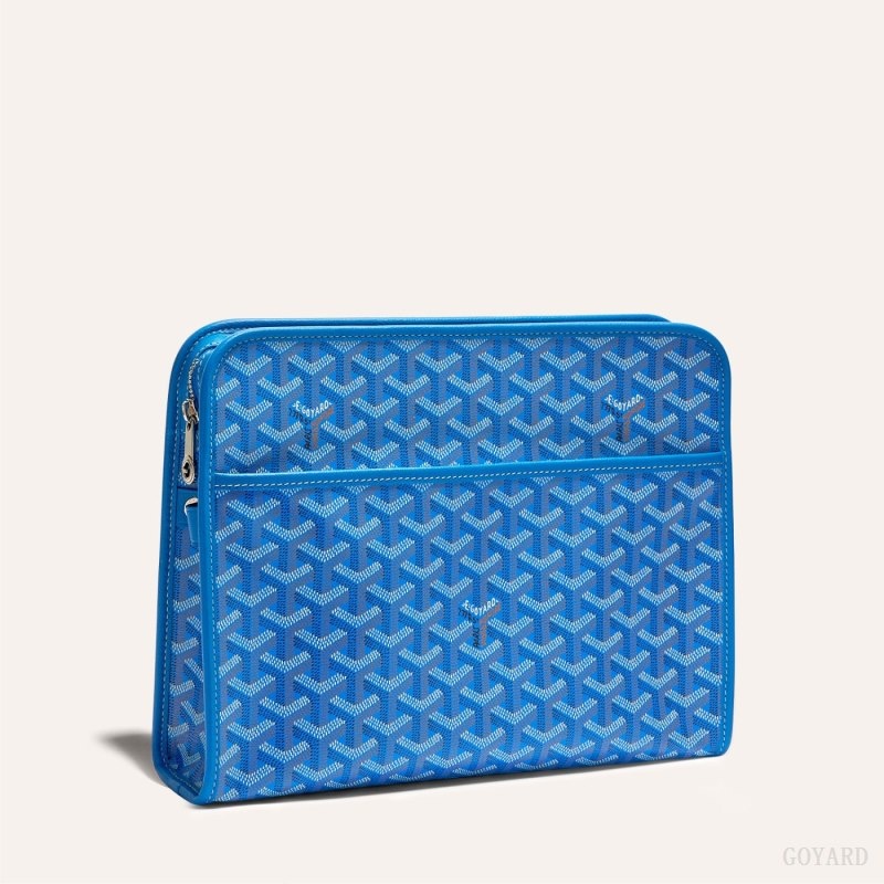 Goyard JOUVENCE GM TOILET BAG Blue | YJKD4458