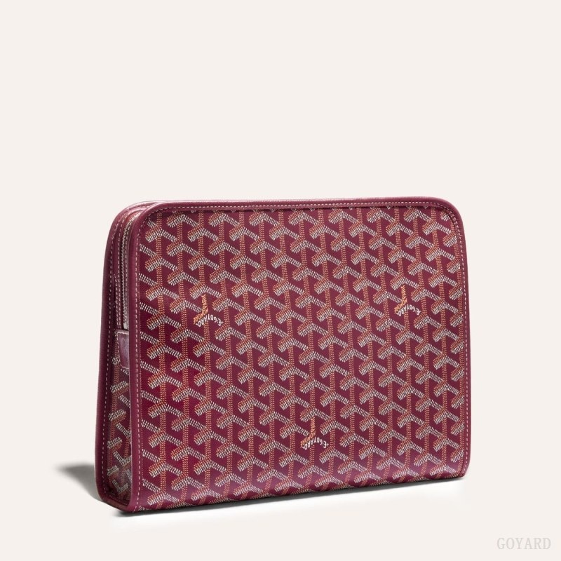 Goyard JOUVENCE GM TOILET BAG Burgundy | JBRU8731