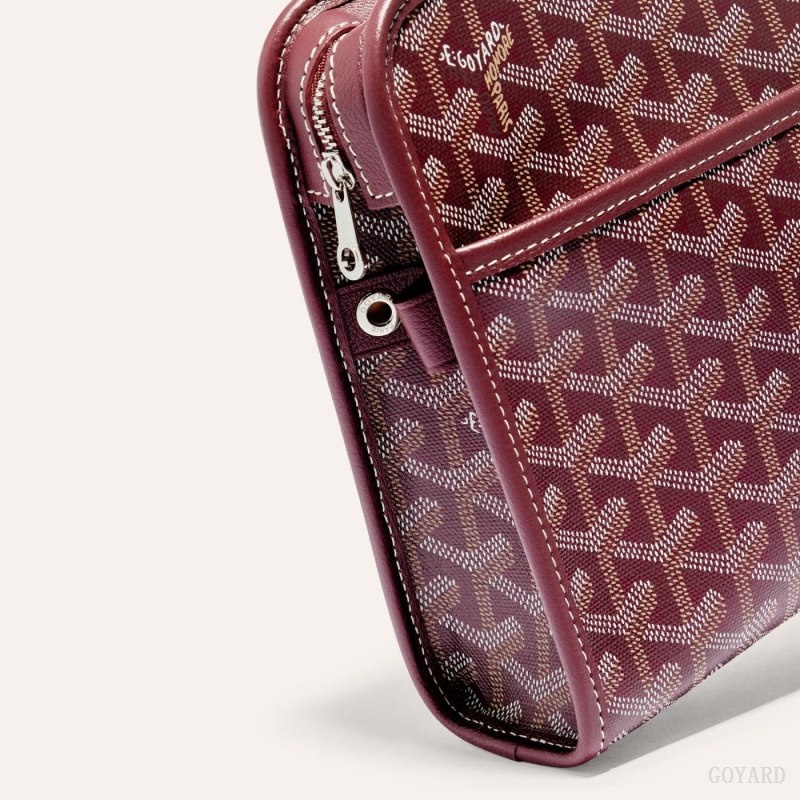 Goyard JOUVENCE GM TOILET BAG Burgundy | JBRU8731