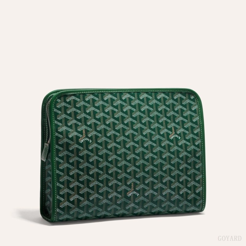 Goyard JOUVENCE GM TOILET BAG Green | VCPU7421