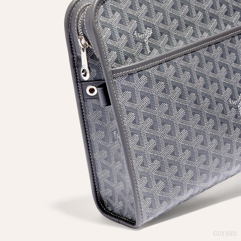 Goyard JOUVENCE GM TOILET BAG Grey | XKJE9867