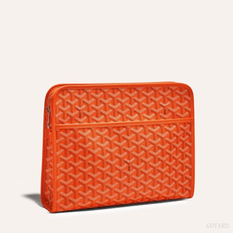 Goyard JOUVENCE GM TOILET BAG Orange | MSOZ4747