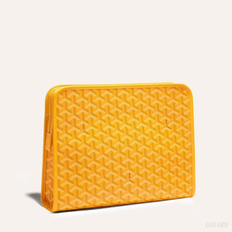 Goyard JOUVENCE GM TOILET BAG Yellow | ESLH8520