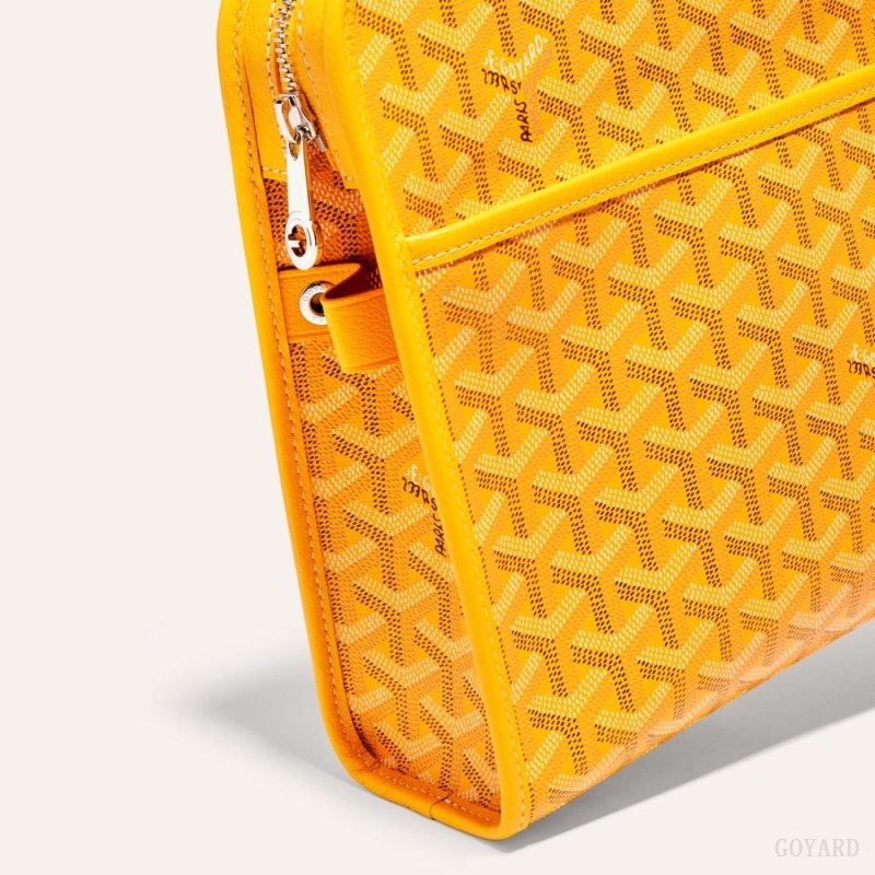 Goyard JOUVENCE GM TOILET BAG Yellow | ESLH8520