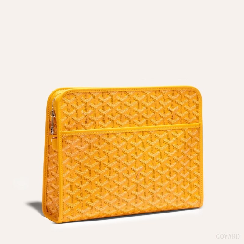 Goyard JOUVENCE GM TOILET BAG Yellow | ESLH8520