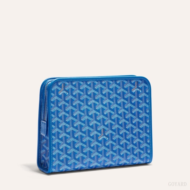 Goyard JOUVENCE MM TOILET BAG Blue | XYWR3927