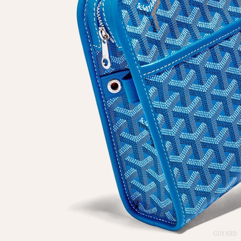 Goyard JOUVENCE MM TOILET BAG Blue | XYWR3927