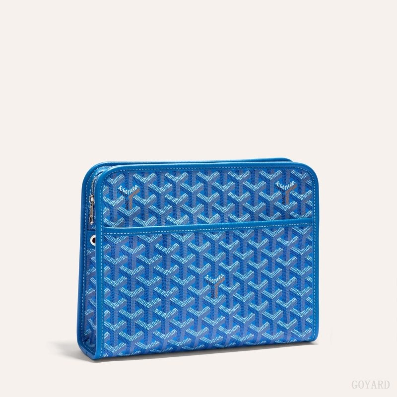 Goyard JOUVENCE MM TOILET BAG Blue | XYWR3927