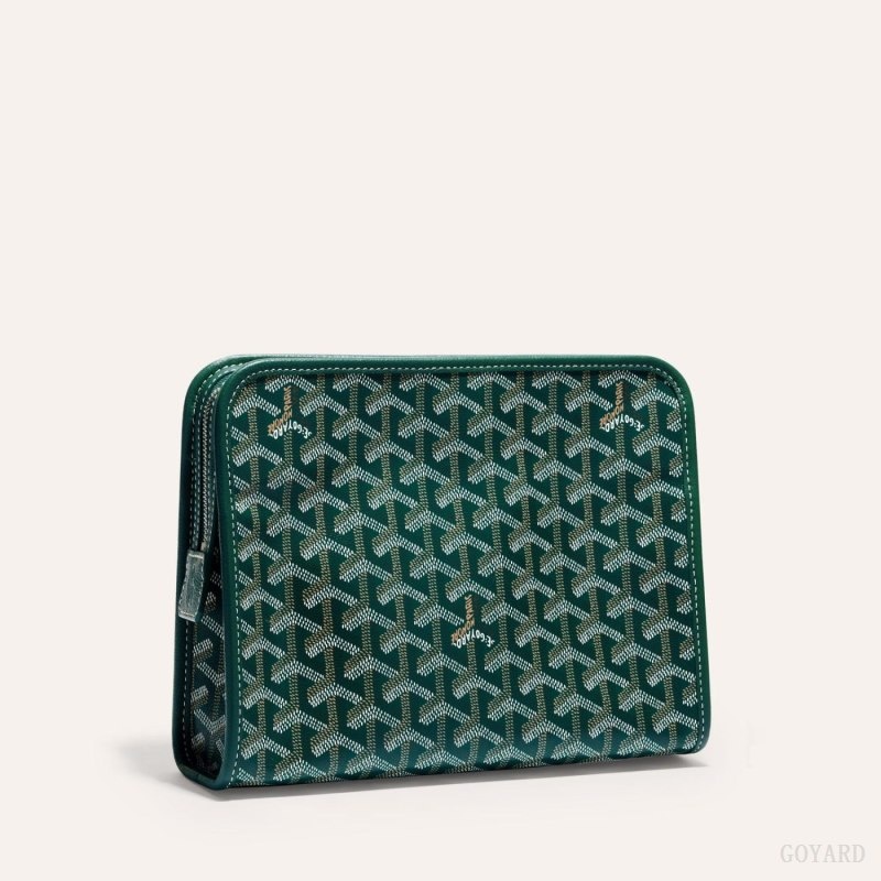 Goyard JOUVENCE MM TOILET BAG Green | AEWW0280