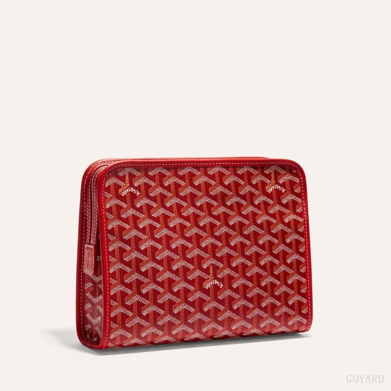 Goyard JOUVENCE MM TOILET BAG Red | RSAR3271