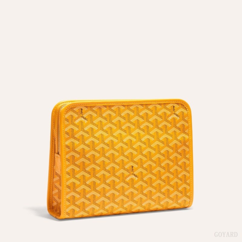 Goyard JOUVENCE MM TOILET BAG Yellow | CBLQ6608