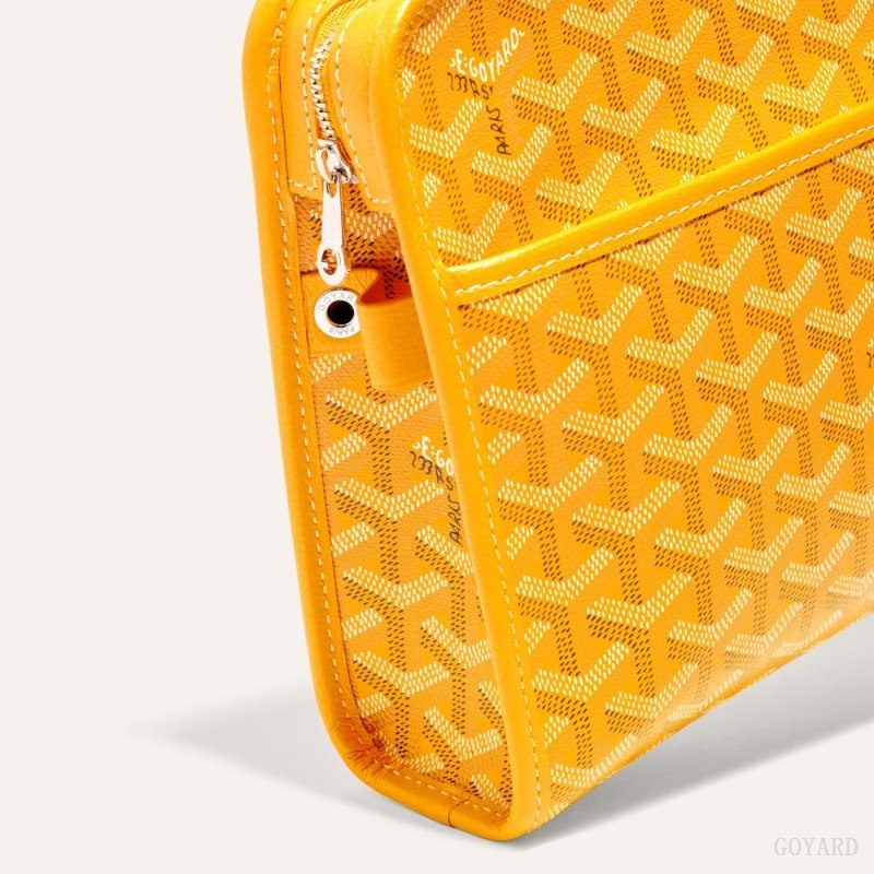 Goyard JOUVENCE MM TOILET BAG Yellow | CBLQ6608