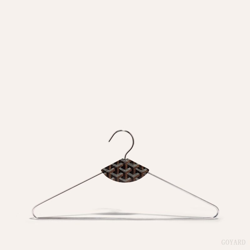 Goyard LIVRÉE PAIR OF HANGERS Black | DZEA9869