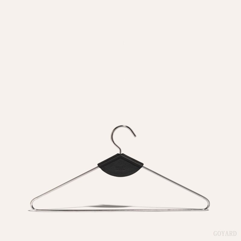 Goyard LIVRÉE PAIR OF HANGERS Black | DZEA9869